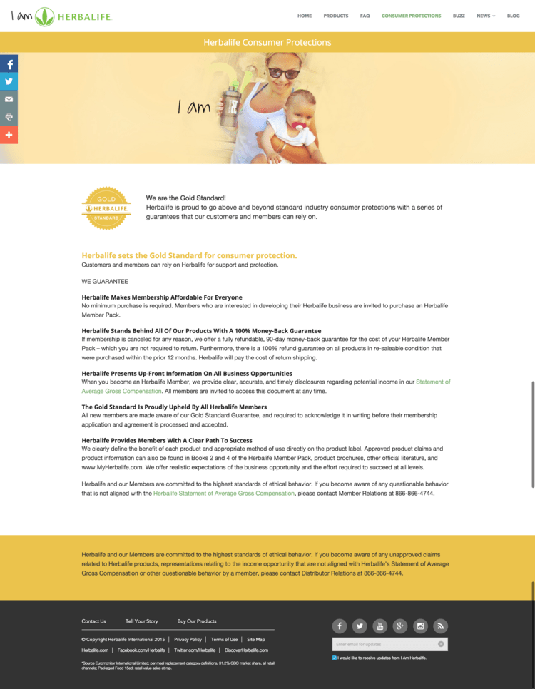 I Am Herbalife Consumer